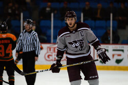Photo caption: Having signed his first professional contract earlier this year, former University of Ottawa Gee Gees men's hockey captain Quinn O'Brien is hopeful that COVID-19 won't stop his debut. Photo: University of Ottawa