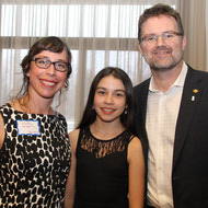 Lily Ryan, Ea Medrano-Ryan, Gatineau Mayor Maxime Pedneaud-Jobin