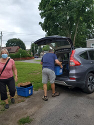 Photo caption: Despite dealing with dauting social and economic hardships imposed by the pandemic over previous 18-plus months, the Aylmer Food Centre’s (CAA) Director General Gérard Émond feels grateful looking back on a successful year of serving the community. Photo: Courtesy of the Aylmer Food Centre Facebook