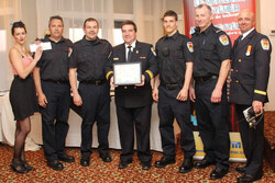 Aylmer s'est prononcé haut et fort ! Les Pompiers d'Aylmer ont gagné dans la catégorie: Héro ou activiste local. Photo: Patricia Cassidy