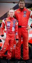 Photo caption: Local motor sports prodigy Marie-Soleil Labelle recently announced that local veteran racer Nicolas Barrette will join her on the Musée Gilles-Villeneuve racing team for the Nissan Sentra Cup (Micra class) 2021 season. Photo: Courtesy of Maxime Labelle