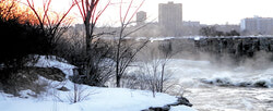 2013 sunrise at the Deschênes Rapids Ruins.
Photo: Anne Powers