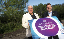 Plateau municipal councillor Maxime Tremblay and Gatineau Mayor Maxime Pedneaud-Jobin. 
Photo: 
Ville de Gatineau