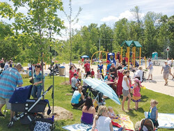 Photo: Nearby is Parc Robert-Stewart, opened in 2013. Photo: Bulletin Archives