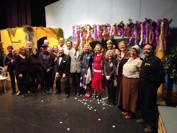 Photo: Courtesy of ACT Company
Photo: April 2018, Cast and crew for the ACT Company’s production of Enchanted April. 