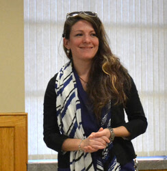 Samuelle Desjardins, coordinator of the Culture Trail 2018. Photo: Lily Ryan, Bulletin Archives