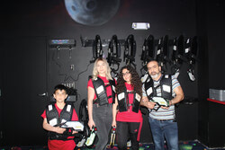 Adrenaline + staff were ready to welcome the first visitors. photo: charles fontaine