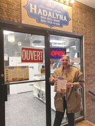 Photo caption: On April 28, local bakery Hadalyna is re-opening on rue Front after being closed for more than a year due to the pandemic. Photo: J-D Potié