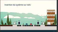 Gatineau released plans for a rail system servicing the Western portion of Gatineau, June 18. The illustration above shows the street view.