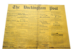 This cover of the Post date’s back to when it was in its third year and was called the Buckingham Post. Photo: LR