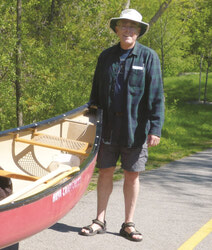 Photo caption: After helping mobilize people to save the Deschênes Forest from being sold off for future development, a local resident received recognition from the Ottawa Riverkeeper by winning their annual Community Impact Award. Photo: Courtesy of Howard Powles
