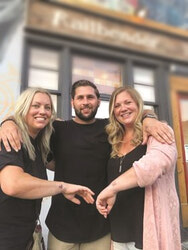 Photo caption: On August 11, Aylmer triplets – Alexandra, Gregory and Jennifer Valcov – celebrated their 30th birthday. Photo: Anne Valcov