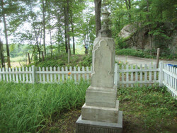 Photo: Blackburn grave monument, Blackburn Pioneer Cemetery. Photo taken July 2021. Photo: Reuel Amdur
