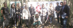 Photo caption: Concluding its annual celebration of ecology and environmental awareness in style, the Boucher Forest Foundation (FFB) recently hosted a literally ground breaking ceremony to officially inaugurate its long-awaited park development project. Photo: J-D Potié