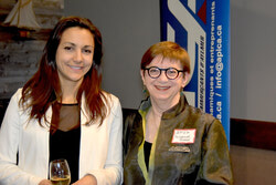 PME Internotaire’s Me Magalie Nicolau and Executive Director of APICA, Suzanne Bossé.  	                   Photo: William Pryor