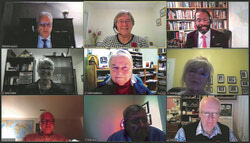 Photo: Screenshot from the November 3 virtual meeting discussing issues seniors face during this second wave of Covid-19. Screenshot: JG