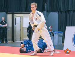 Félix-Olivier Bertrand est reparti avec la médaille de bronze à la Coupe Canada cadet de Judo à Montréal le 28 juin dernier. 
Crédit : Facebook/Judo Canada