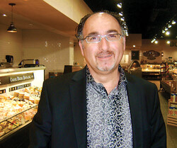 Ralph Wakim of Le Marché Wakim 
at the Galeries de Hull has a bold vision for food shopping. 

Photo: SL