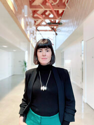 Photo caption: Intending to build upon the organization’s recent success and elevate it to another level, the Centre d’exposition L’Imagier has announced the arrival of its new team – a dynamic trio of ladies with diverse artistic, professional and native backgrounds. Introducing, Director Leonore-Namkha Beschi. Photo: Courtesy of L’Imagier Art Centre