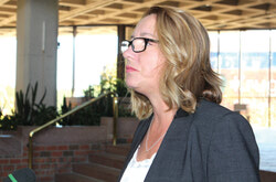 La conseillère d'Aylmer Josée Lacasse veut
terminer son mandat.	Photo: LRC