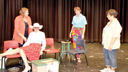 Cast: Lilly Bianchi, Jenny Pound, Fran D’Eça, Mary Houle, Mary Larose, Barb Graham, George Singfield and Justin Lacroix. Director: Jackie McKeown. Photo: Natalie Robichaud