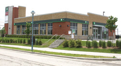 The TD bank just north of des Allumettières is slated for demolition to make way for a new pharmacy. Photo: AR